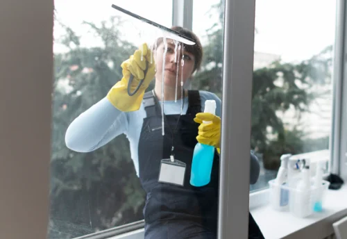 Nettoyage de vitres intérieures et extérieures à Darvault